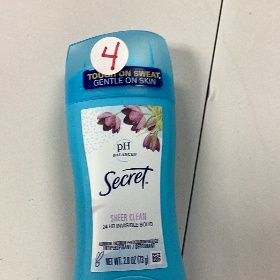 SECRET solid deodorant