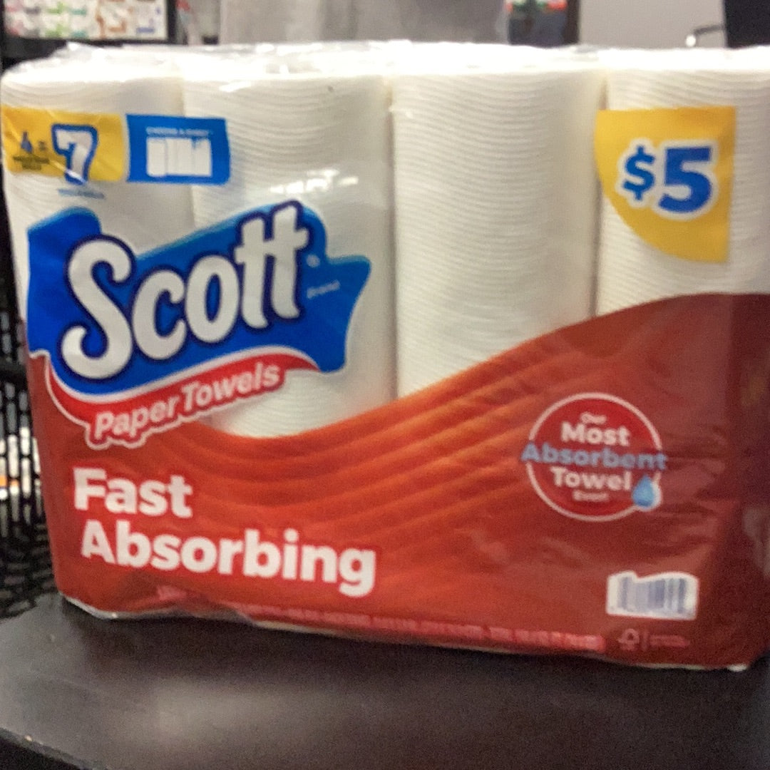Scott 4=7 paper towels
