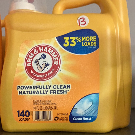Arm & hammer laundry detergent (Gallon)