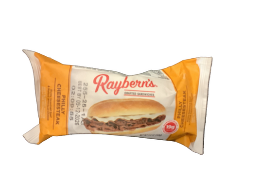 Raybern New York Deli Style Philly Cheesesteak Heat N' Serve Sandwich