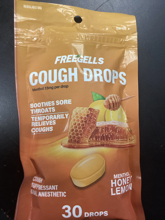 Freegells cough drop