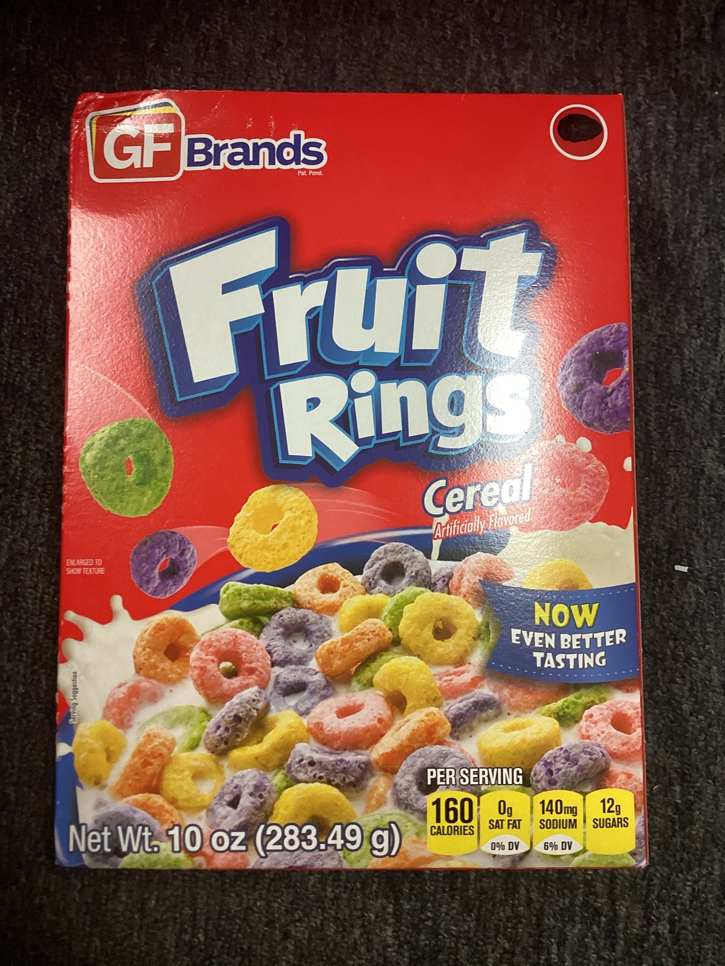 GF Brands Fruit Rings cereal