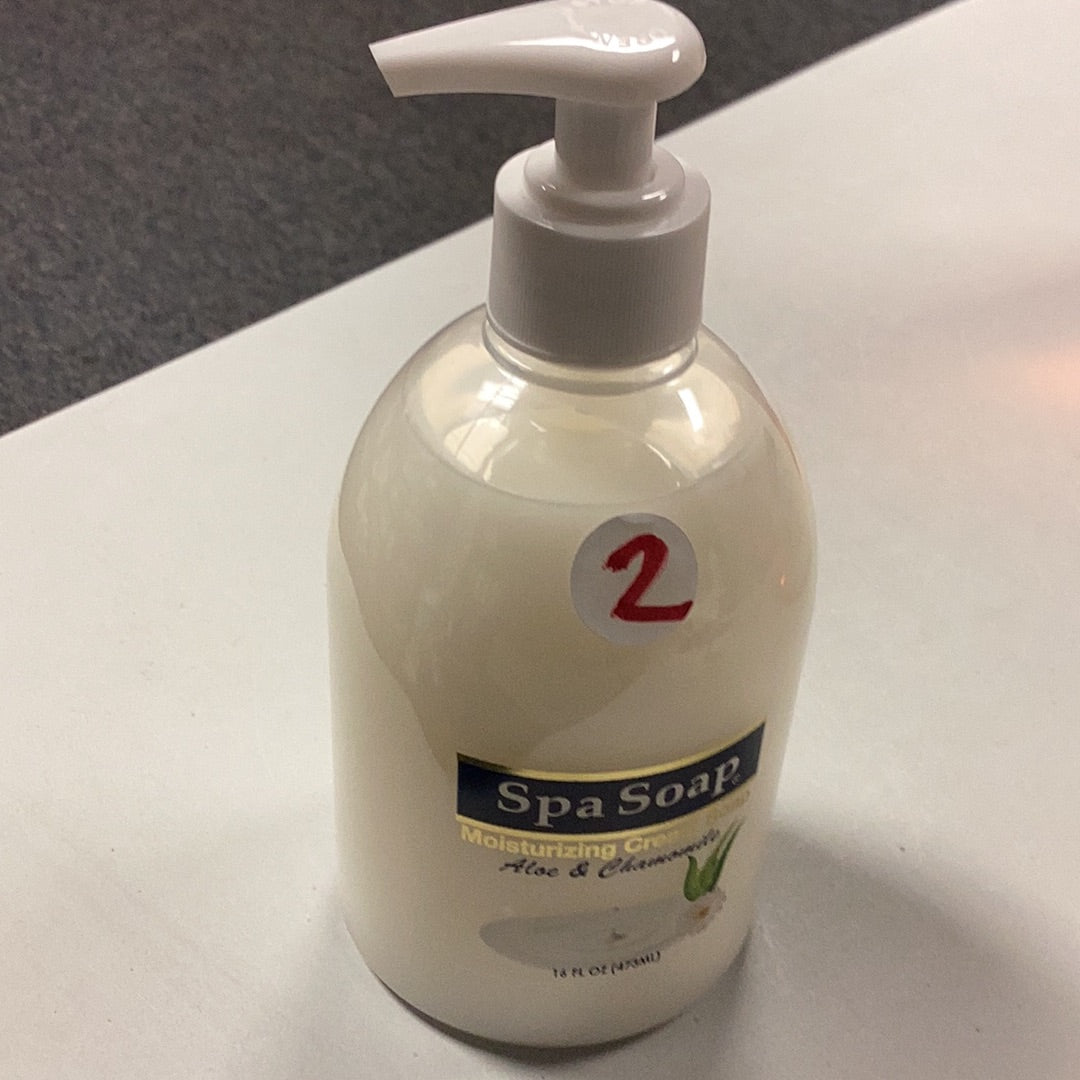 Spa soap 16oz hand soap