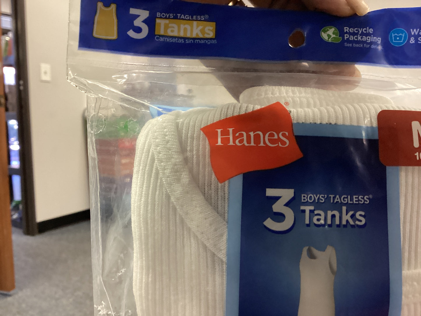 Hanes boys tank tee (Medium)