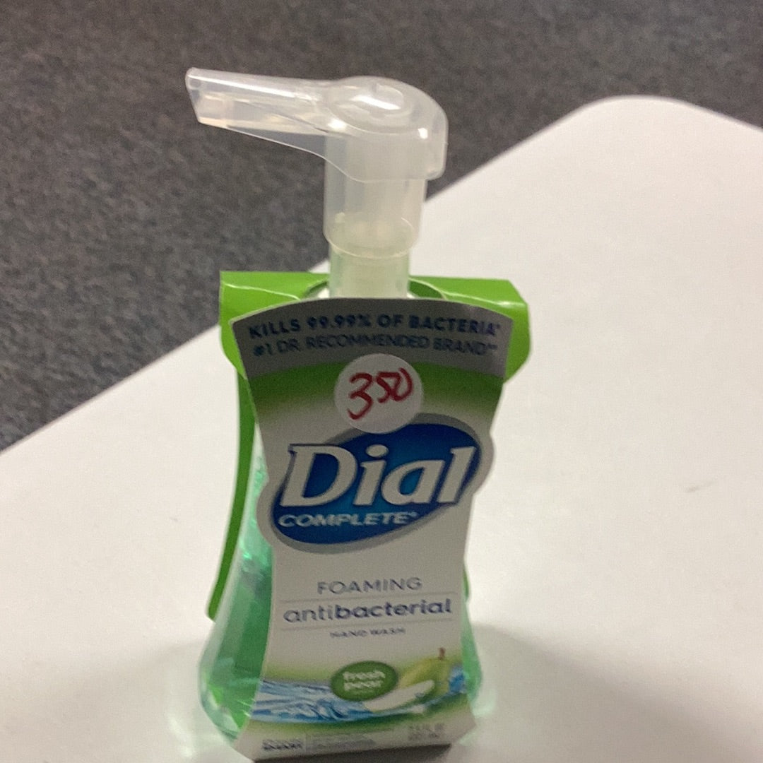 Dial foaming hand soap