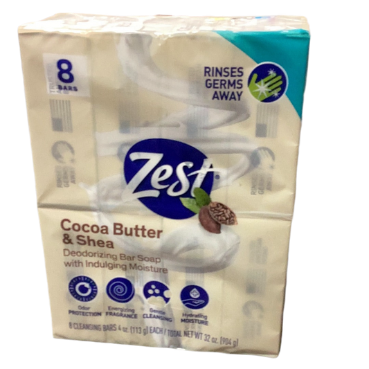 Zest 8pk bar soap (varieties)