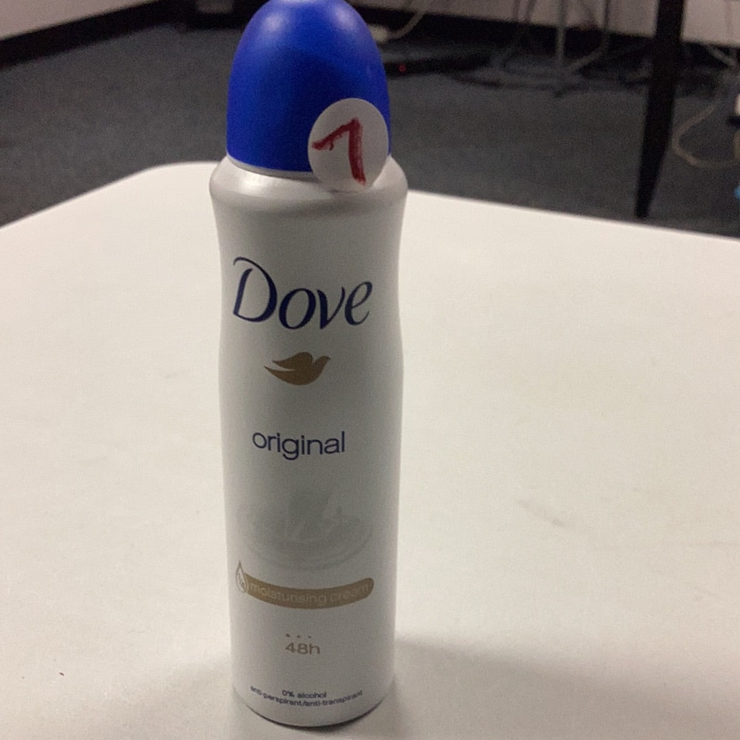 DOVE spray deodorant women