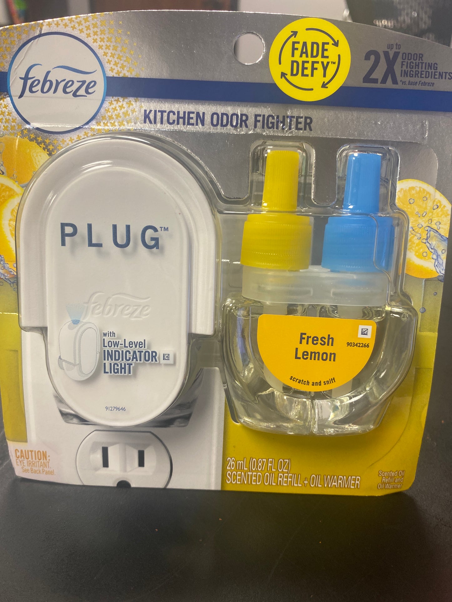 Febreeze scented oil and warmer