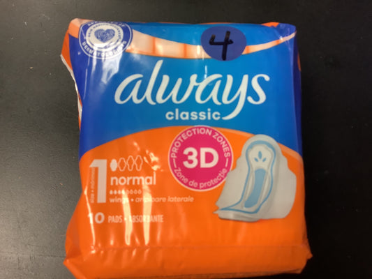 Always sanitary pads