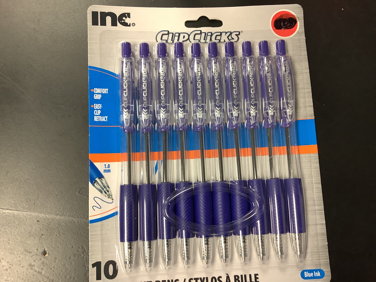 Inc clip clicks ink pens