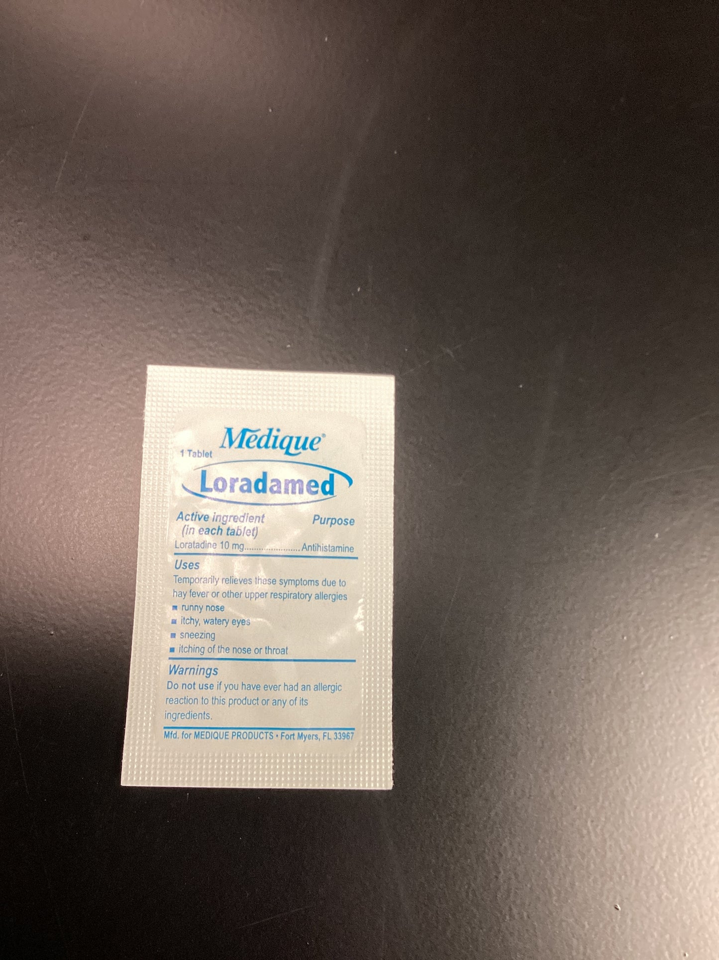 Loadamed allergy med (loratadine)