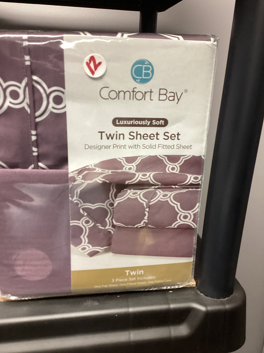 Comfort Bay Twin sz sheet sets 3 pc