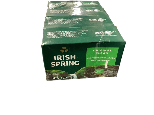 Irish Spring 4pk bar soap men