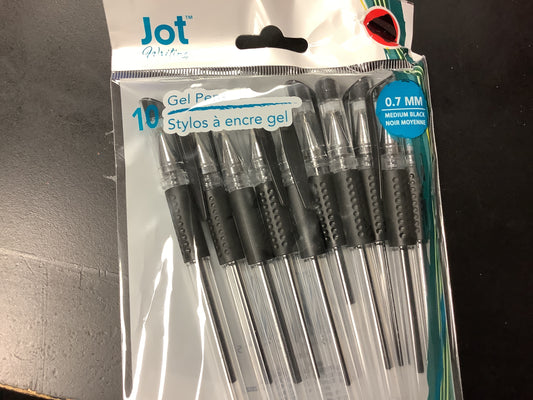 Jot writing black ink pens