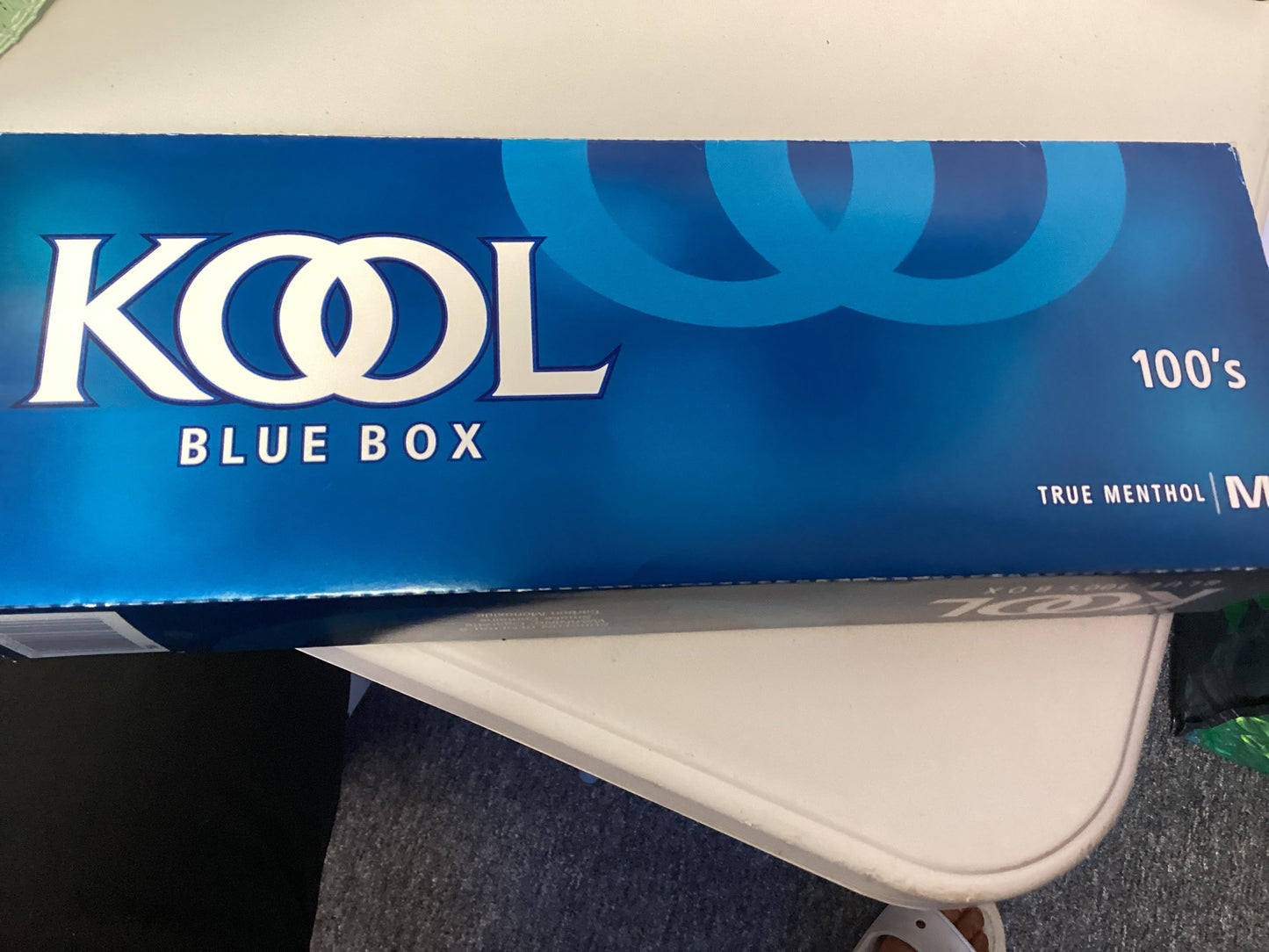 Kool blue box 100s cigarettes