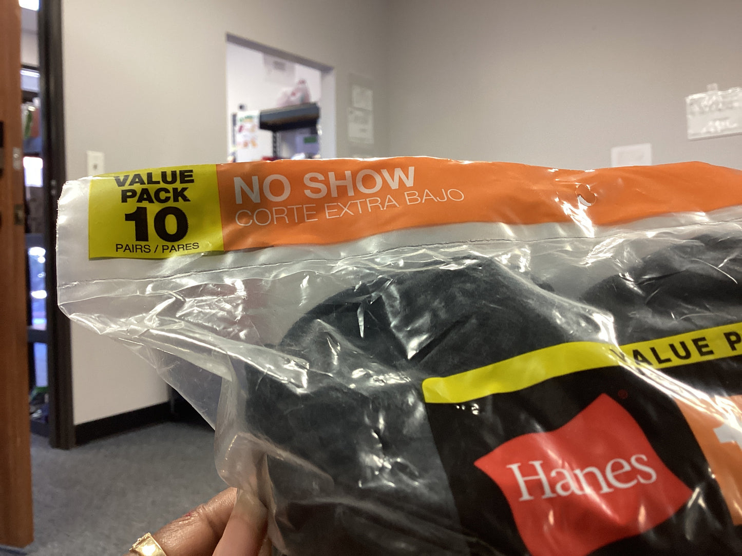Hanes men socks “NO Show” 6-12