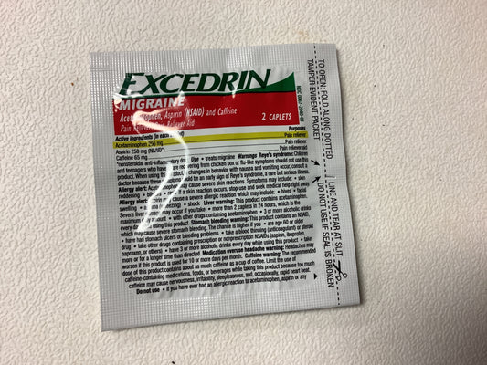 Excedrin migraine 2pk