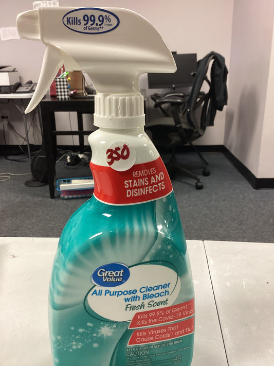 GV all purpose cleaner w/bleach