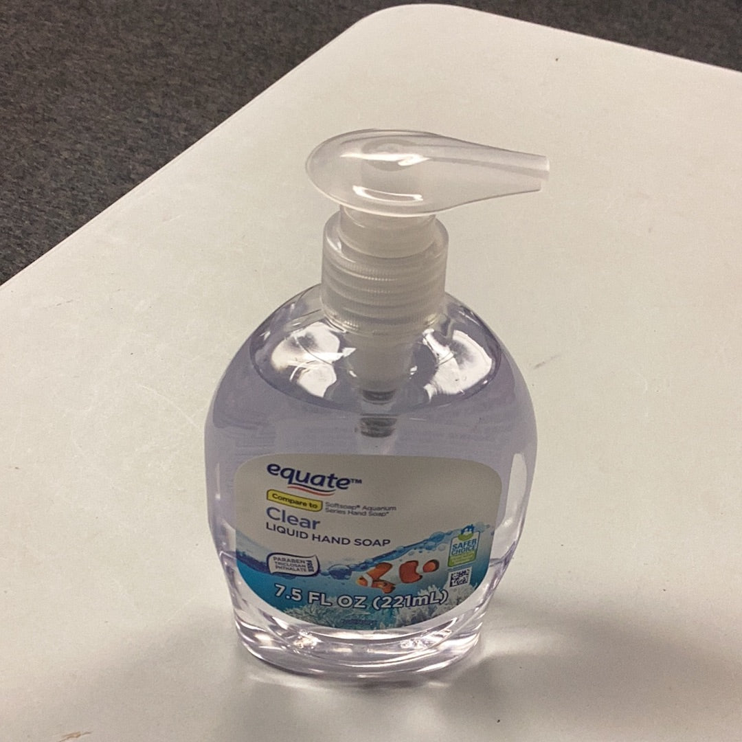 Equate clear hand soap
