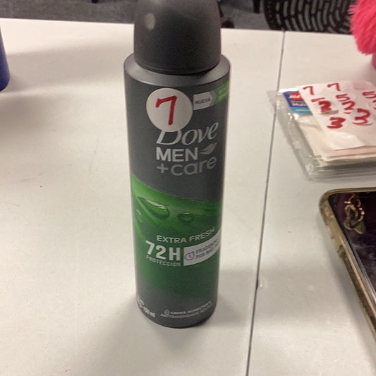 DOVE spray deodorant men 72 h