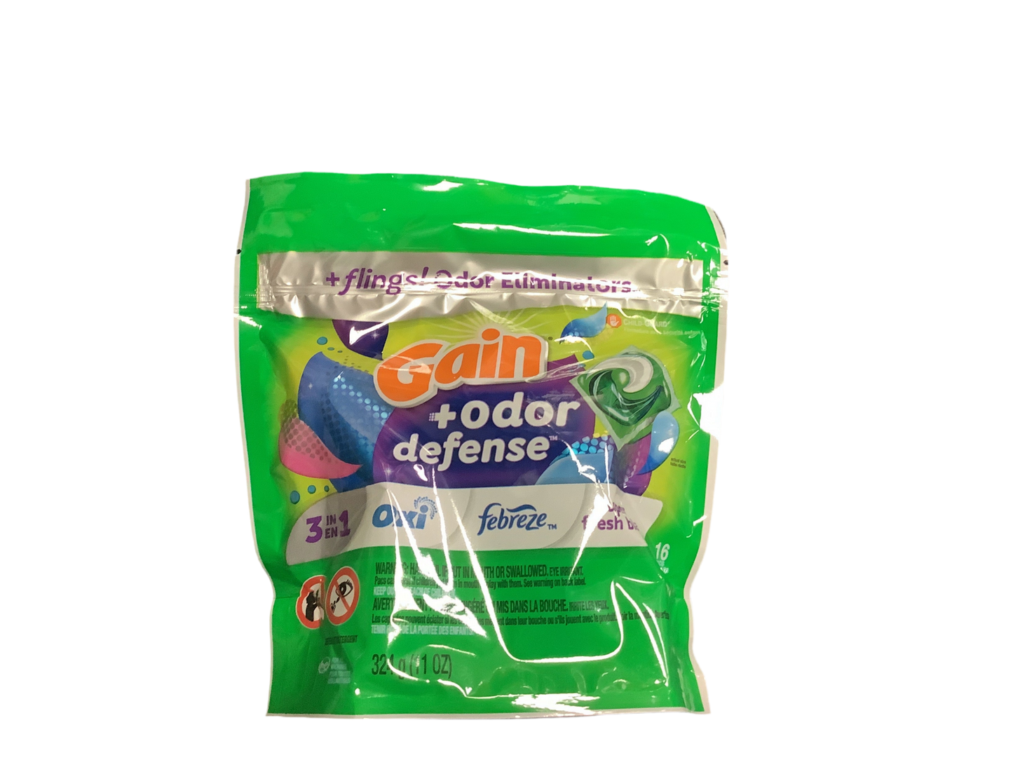 Gain Flings laundry pods pkg