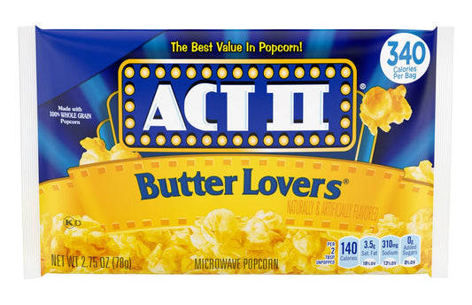 Act II Microwave Popcorn, Butter (2.75 oz)