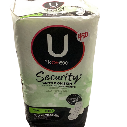 U by Kotex pads