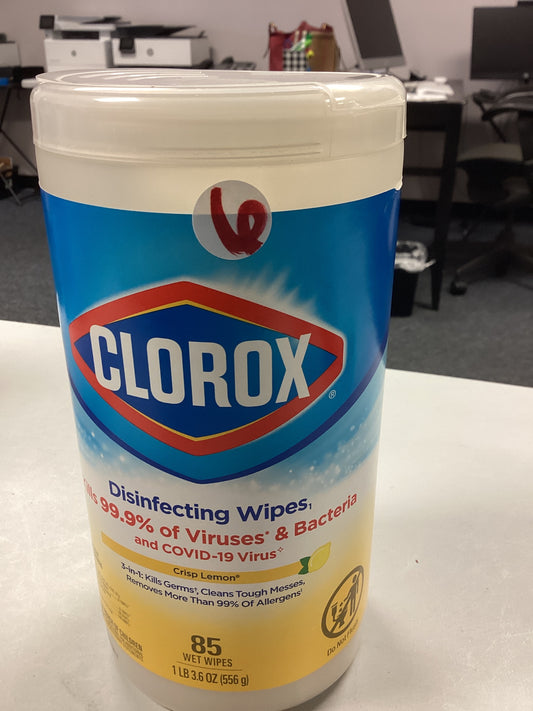 CLOROX disinfectant wipes & Scentiva  Clorox