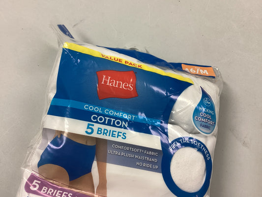 Hanes women cotton briefs (6/M)