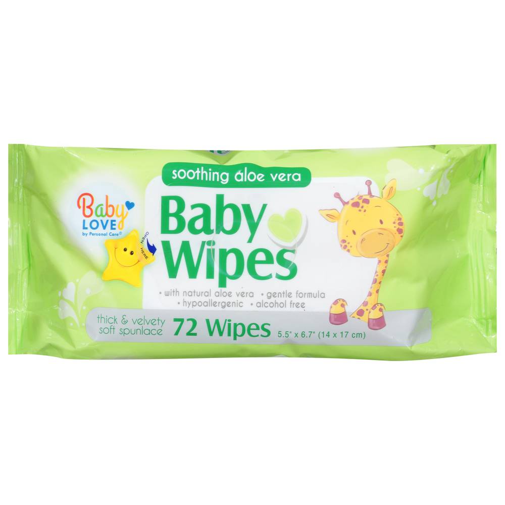 Baby Love Soothing Baby Wipes (72 ct)