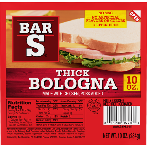 Bar-S Thick Bologna