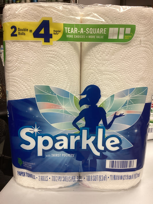 Sparkle 2=4 pk paper towels