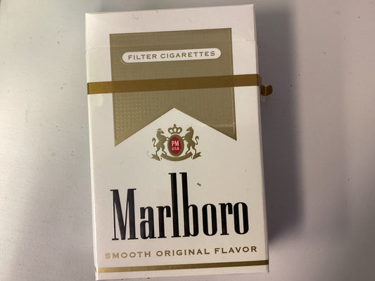 Marlboro gold box cigarettes