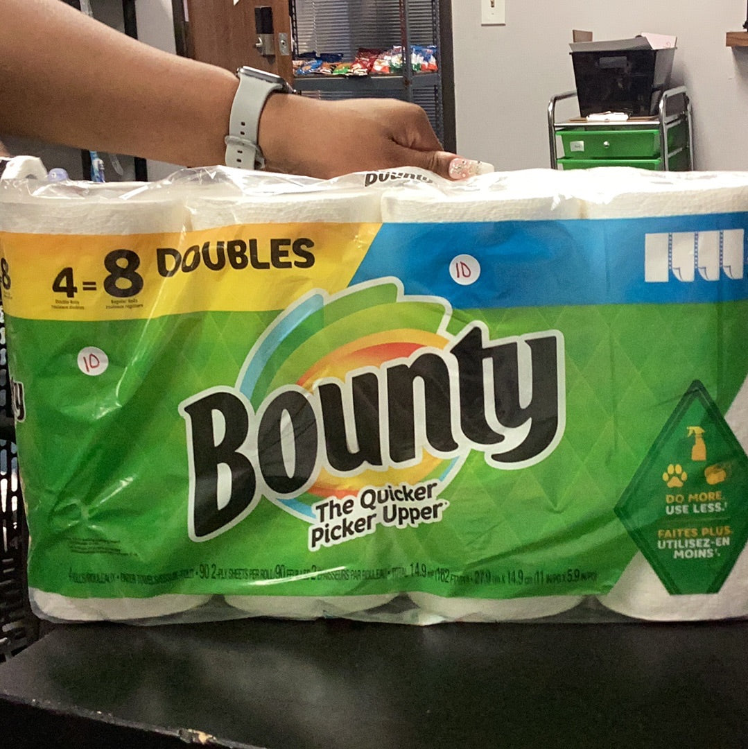 Bounty paper towels 4=8