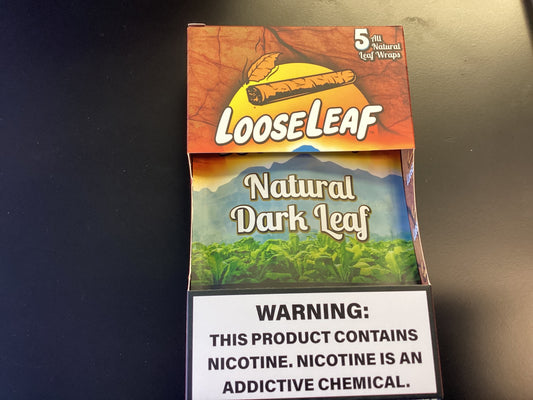 Loose leaf “NATURAL DARK Leaf” nicotine