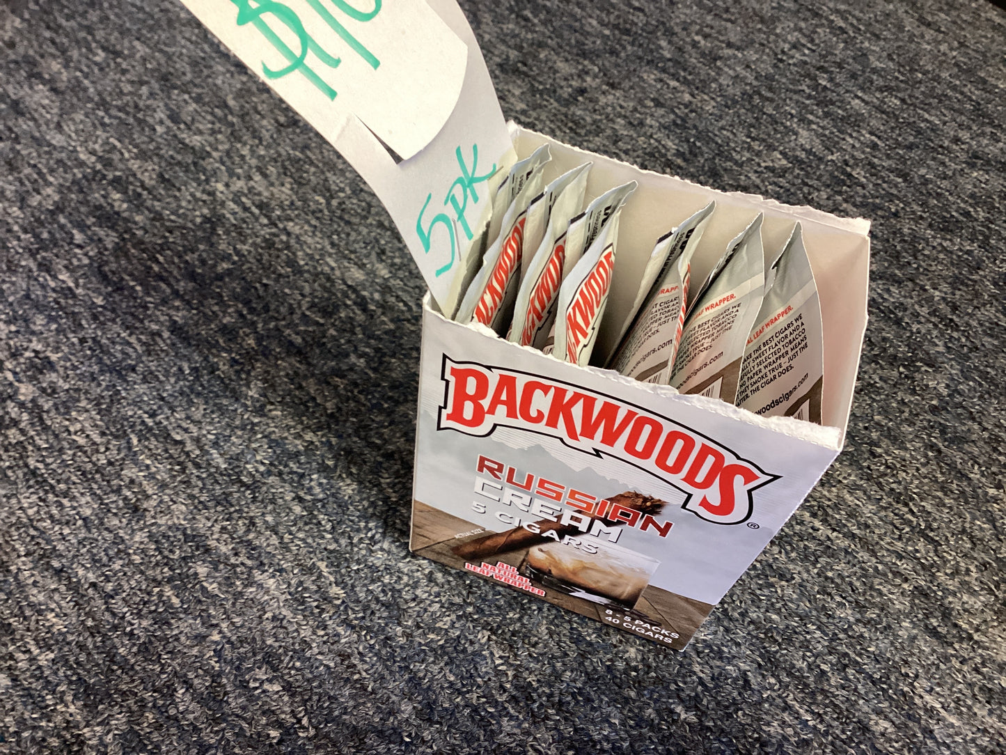 Backwoods Russian creme flavor wraps