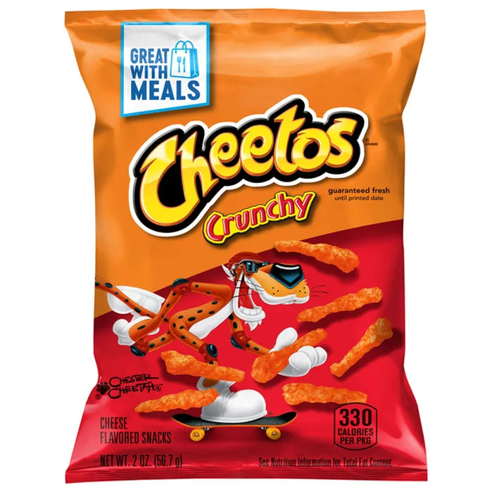 Cheetos crunchy chips 2oz
