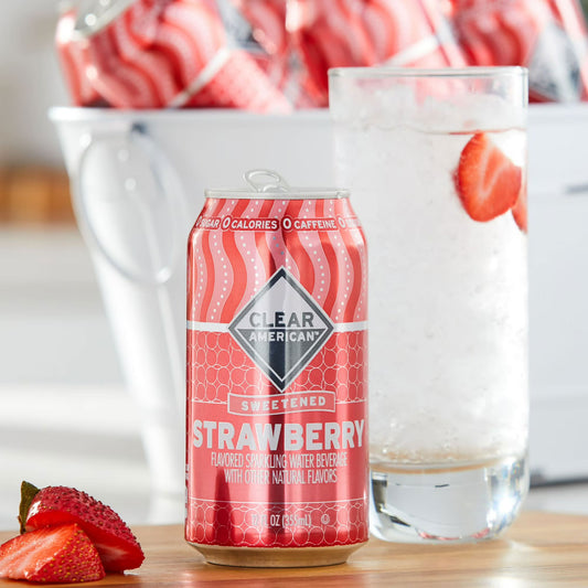 Clean American Sparkling Water (strawberry)