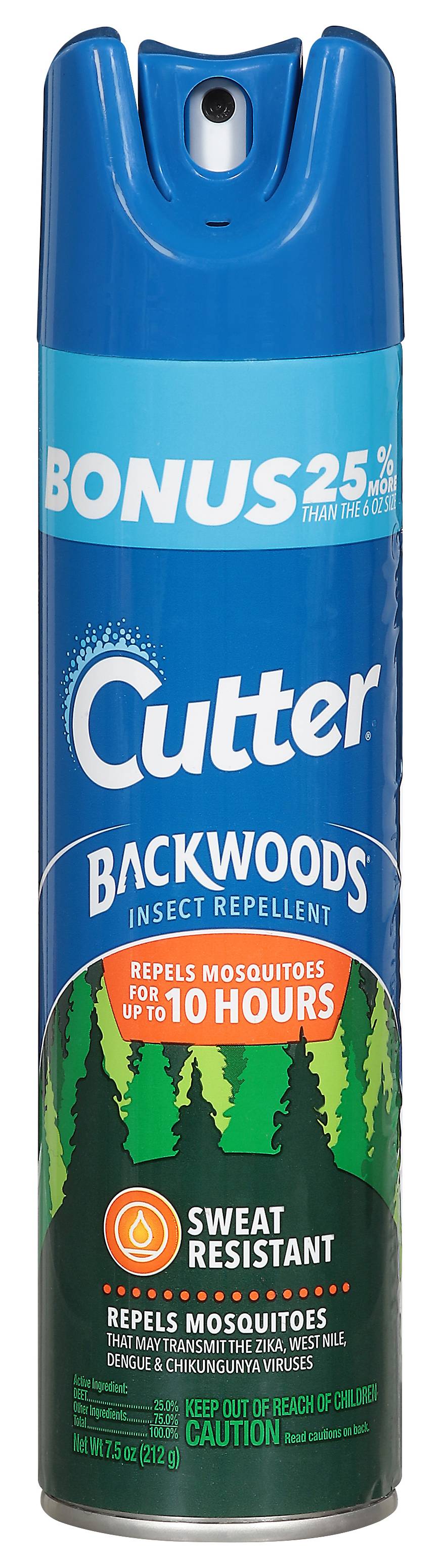 Cutter Backwoods Mosquito Repellent Unscented (7.5 oz)