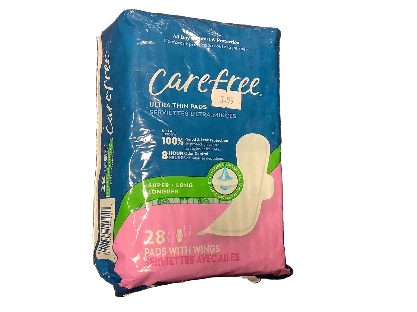 Care free feminine pads