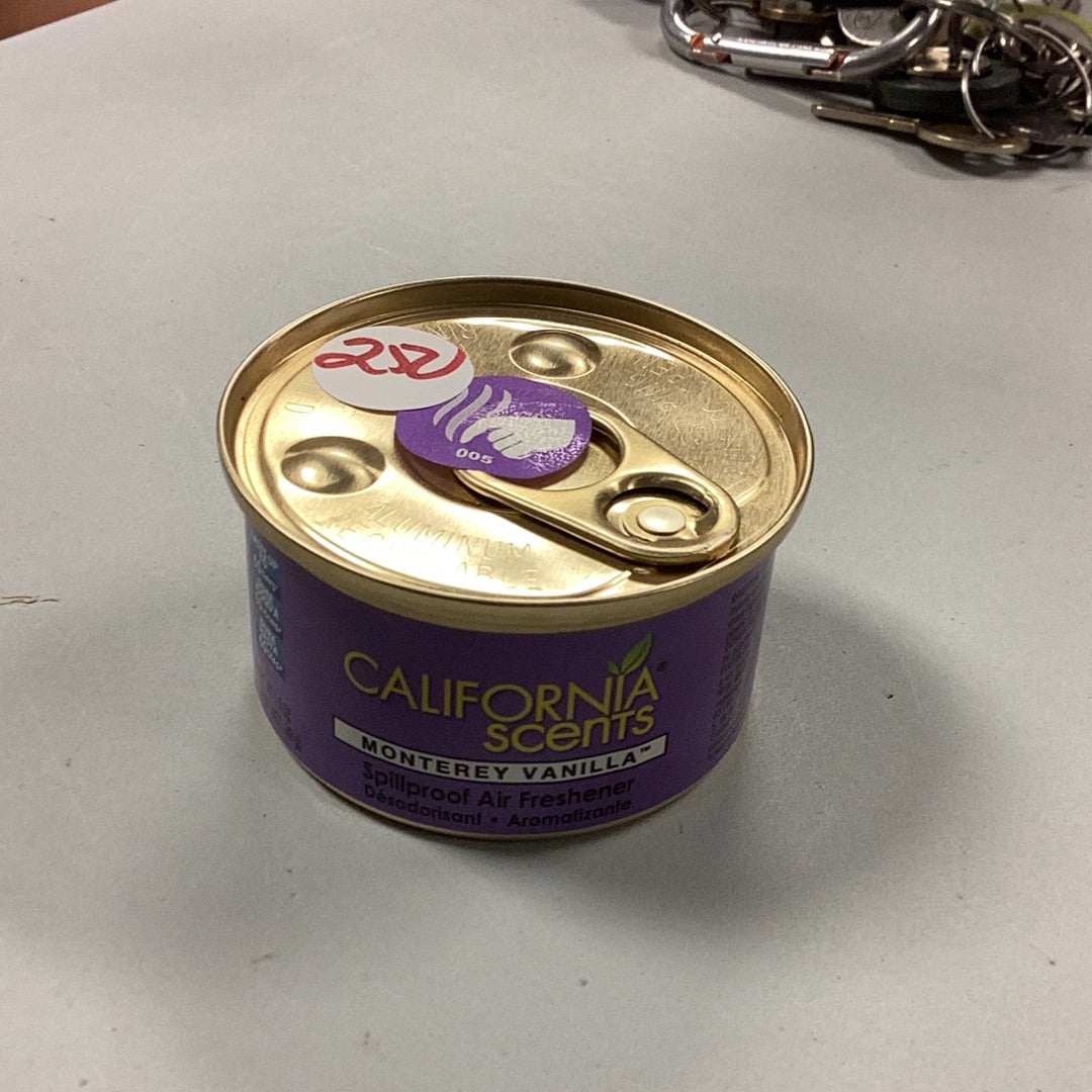 California scents car freshener (Monterey vanilla)