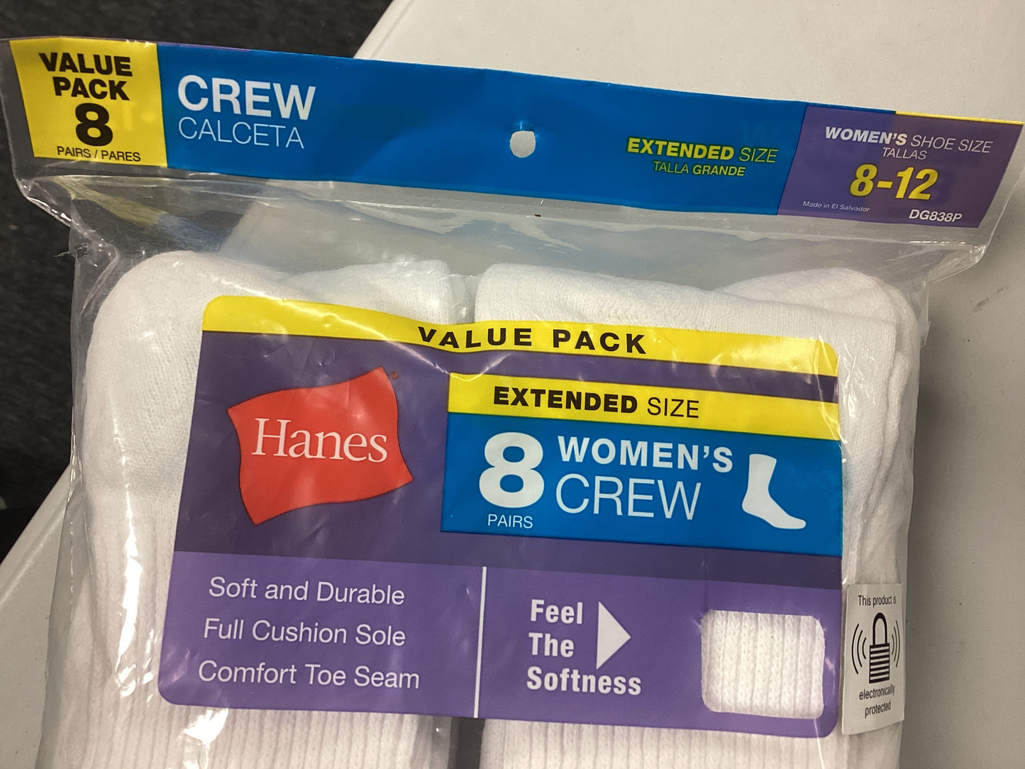 Hanes women crew 8-12