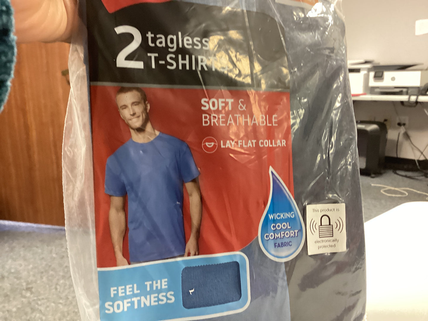 Hanes tagless T-shirt