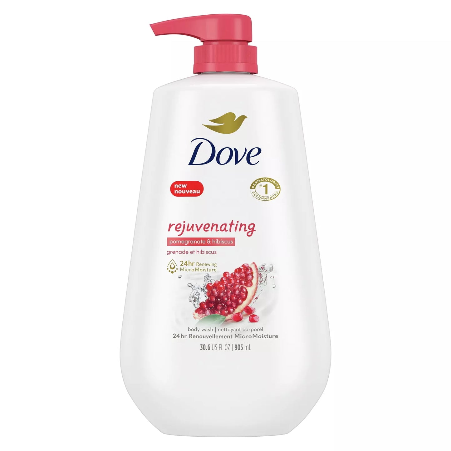 Dove Body Wash Pump (large) 30oz (Varieties)