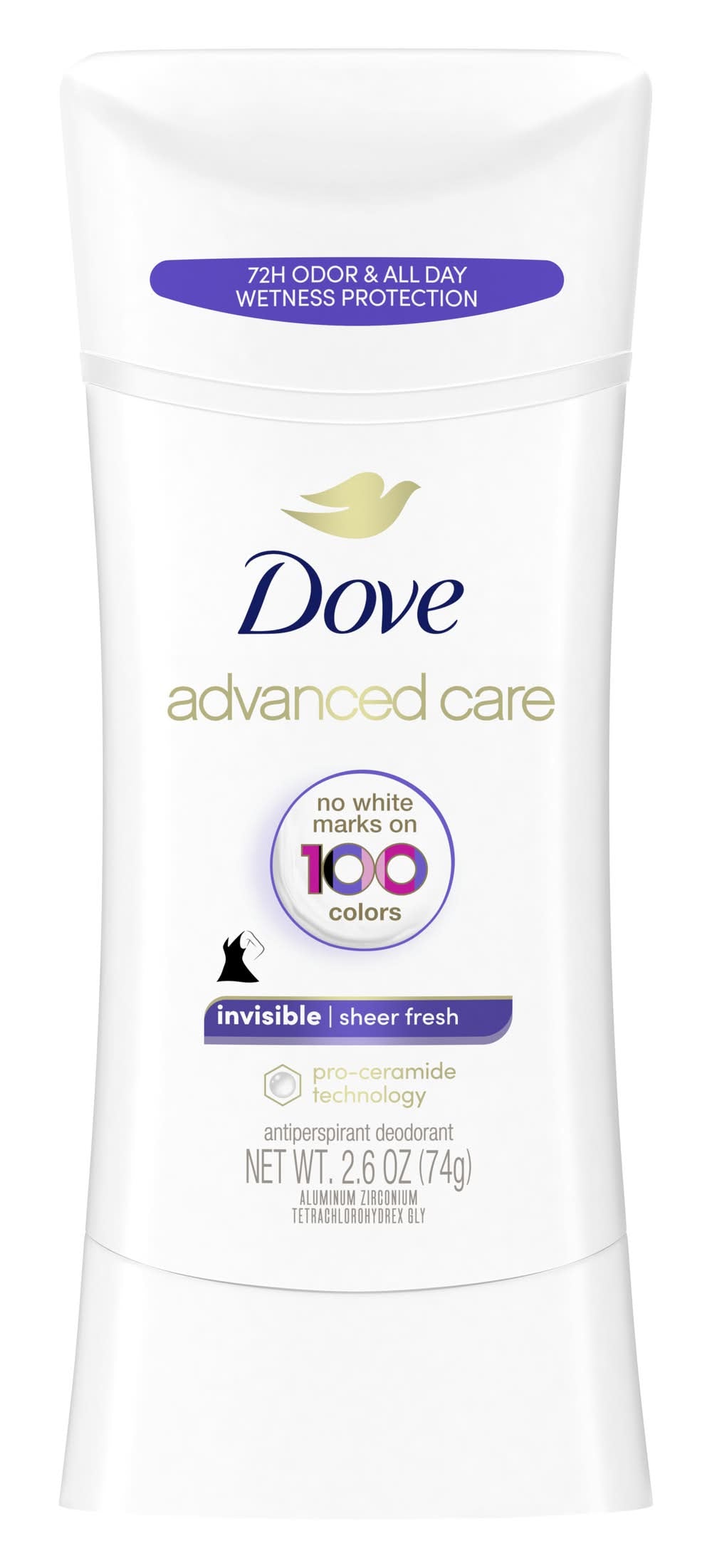 DOVE advanced solid deodorant