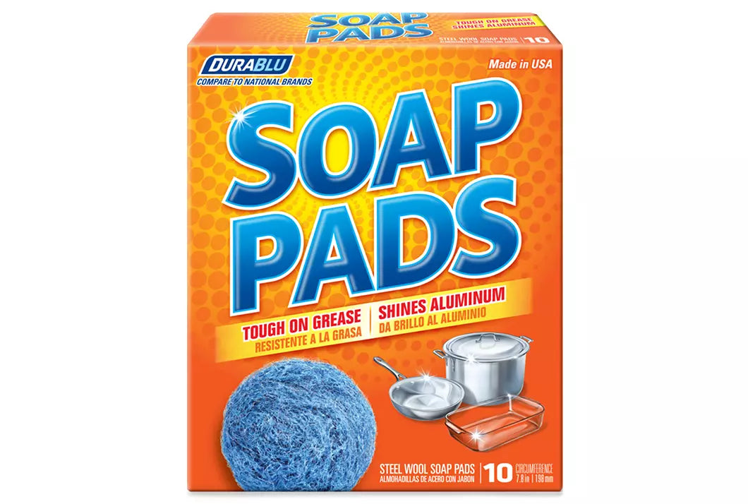 Dura Blu Steel wool soap pads