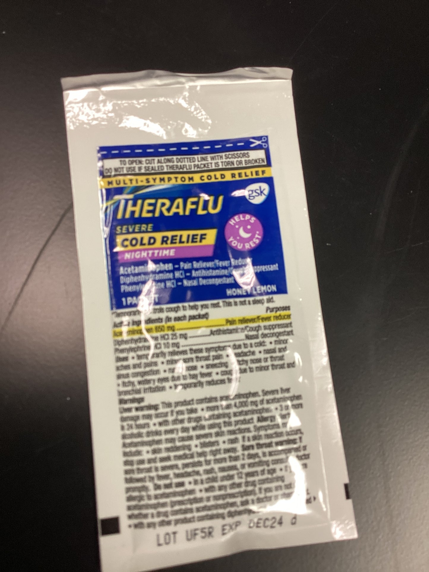 Theraflu cold relief Nighttime