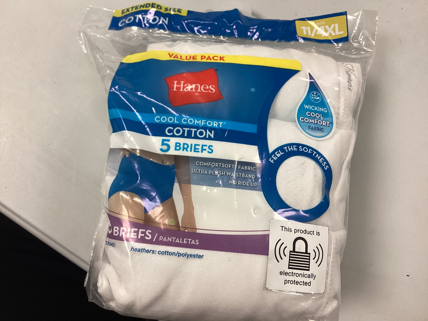 Hanes women cotton briefs panties (11/4XL)