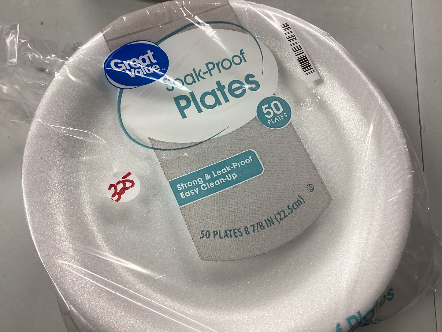 Great Value paper plates