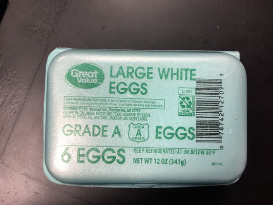 GV large white eggs (6 pk)